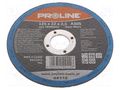 Cutting wheel; Ø: 125mm; Disc thick: 2.5mm; steel; 22mm PROLINE PRE-44112