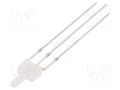 LED; red/blue; 2mm; bicolour; 750÷1120mcd; 330÷500mcd; 90°; cathode OPTOSUPPLY OSRBMC7K92B