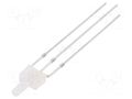 LED; red/blue; 2mm; bicolour; 750÷1120mcd; 330÷500mcd; 90°; cathode OPTOSUPPLY OSRBMC7K92B