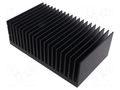 Heatsink: extruded; grilled; black; L: 150mm; W: 250mm; H: 83mm SEIFERT ELECTRONIC KL-249/150/SW