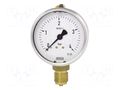 Manometer; 0÷16bar; Class: 2.5; 100mm; -20÷60°C; IP65; steel; 113.53 WIKA 113.53-7437025