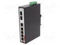 Switch Ethernet; unmanaged; Number of ports: 7; 12÷48VDC; 7W; IP30 Comparta EGU-0702-SFP-T