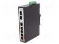 Switch Ethernet; unmanaged; Number of ports: 7; 12÷48VDC; 7W; IP30 Comparta EGU-0702-SFP-T