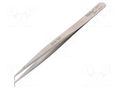 Tweezers; 140mm; for precision works; Blades: narrow,curved WELLER WEL.65ASA