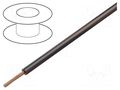 Wire; H05V-K,LgY; stranded; Cu; 2.5mm2; PVC; black-brown; 300V,500V BQ CABLE LGY2.5-BK/BR
