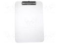 Office supplies: clipboard; cleanroom; Size: A4; ESD; <100MΩ EUROSTAT GROUP ERS-410906003