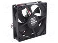 Fan: DC; axial; 24VDC; 92x92x25mm; 76.8m3/h; 29dBA; ball; 2750rpm PANASONIC ASFP90392