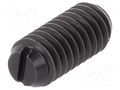 Ball latch; steel; Thread: M4; 9mm; F1: 6N; F2: 14.5N; Cut: slotted ELESA+GANTER GN615-M4-K