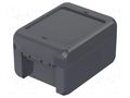 Enclosure: multipurpose; X: 80mm; Y: 113mm; Z: 60mm; BOCUBE; graphite BOPLA B100806-PC-V0-7024