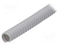 Protective tube; Size: 16; PVC; grey; L: 30m; -5÷60°C; 320N PAWBOL PW-17016