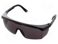 Safety spectacles; Lens: grey; Resistance to: hot metal splashes LAHTI PRO LAHTI-L1500900