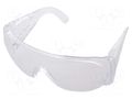 Safety spectacles; Lens: transparent; Protection class: F LAHTI PRO LAHTI-46023