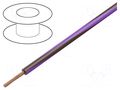 Wire; H05V-K,LgY; stranded; Cu; 2.5mm2; PVC; brown-violet; 50m BQ CABLE LGY2.5-BR/VI