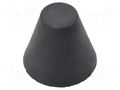 Vibroisolation foot; Ø: 20mm; Shore hardness: 70±5; 311N; 73N/mm ELESA+GANTER DVB7-20-17M5-7