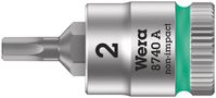 8740 A Zyklop bit socket, 1/4" drive, 2.0x28.0, Wera 05003330001