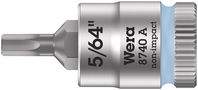 8740 A Zyklop bit socket, 1/4" drive, 5/64"x28.0, Wera 05003380001