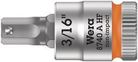 8740 A HF Zyklop bit socket with holding function, 1/4" drive, 3/16"x28.0, Wera 05003386001