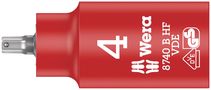 8740 B VDE HF Zyklop Hex bit socket, insulated, with holding function, 3/8" drive, 4.0x55.0, Wera 05004900001
