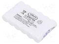 Re-battery: Ni-MH; AA; 7.2V; 1500mAh; soldering lugs CELLEVIA BATTERIES CL-R6/6S1P-1500B