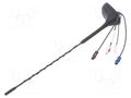 Antenna; car top,automotive; 0.4m; AM,DAB,FM,GPS; 0.2m; 12VDC MTA 7677840
