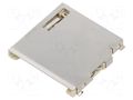 Connector: for cards; SD; SMT; selectively gold plated; PIN: 12 ATTEND 104C-TAA1