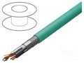 Wire: data transmission; hybrid; turquoise; stranded; Cu; -15÷60°C HELUKABEL PROFIBUS-L2-HYB