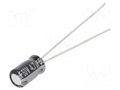Capacitor: electrolytic; THT; 4.7uF; 50VDC; Ø4x7mm; Pitch: 1.5mm PANASONIC EEAGA1H4R7
