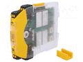 Module: extension; Usup: 24VDC; IN: 1; OUT: 3; for DIN rail mounting PILZ PZ-751108