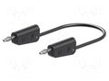Test lead; 60VDC; 30VAC; 32A; banana plug 4mm,both sides; Len: 2m STÄUBLI LK-4N-S25-20021