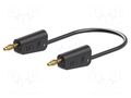 Test lead; 60VDC; 30VAC; 32A; banana plug 4mm,both sides; Len: 2m STÄUBLI LK-4A-F25-20021