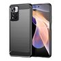 Carbon Case flexible case cover Xiaomi Redmi Note 11 Pro+ 5G (China) / 11 Pro 5G (China) / Mi11i HyperCharge / Poco X4 NFC black, Hurtel 5907769337468 5907769337468