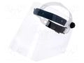 Face protection; 1mm; hinged visor,adjustable tape LAHTI PRO LAHTI-L1520200