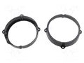 Speaker frame; 165mm; Alfa Romeo,Fiat,Hyundai,Lancia; 2pcs. 4CARMEDIA RAM-20.474.2/K