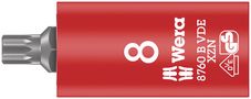 8760 B VDE XZN Zyklop bit socket, insulated, 3/8" drive, for multi-point socket screws, M 8x59.0, Wera 05004940001