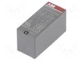 Relay: electromagnetic; DPDT; Ucoil: 110VAC; 8A; CR-P; max.250VAC ABB CR-P110AC2