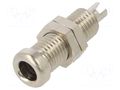 Connector: 4mm banana; socket; 16A; 60VDC; nickel plated; screw HIRSCHMANN T&M BU10