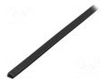 Hole and edge shield; polyetylene; L: 30.5m; black; H: 4.7mm PANDUIT GES99F-C0