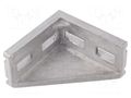 Angle bracket; for profiles; Width of the groove: 10mm; W: 38mm FATH FA-093W403N10