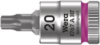 8767 A HF TORX® Zyklop bit socket with holding function, 1/4" drive, TX 20x28.0, Wera 05003364001