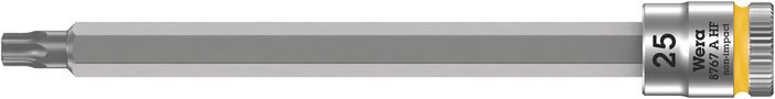 8767 A HF TORX® Zyklop bit socket with holding function, 1/4" drive, TX 25x100.0, Wera 05003366001
