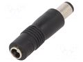 Adapter; Plug: straight; Input: 5,5/2,1; Out: 7,4/5,1 CENTERPIN MEAN WELL DC-PLUG-P1J-P4C