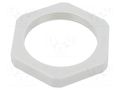 Nut; PG36; polystyrene; Thk: 8mm; Spanner: 60mm; light grey OBO BETTERMANN OBO-2043351