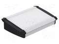 Enclosure: desktop; Alu-Topline; X: 250mm; Y: 181mm; Z: 68mm; natural BOPLA ATPH1865-0250-SET