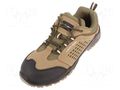 Shoes; Size: 44; beige-black; leather; with metal toecap LAHTI PRO LAHTI-L3042044