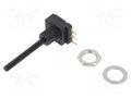 Potentiometer: shaft; 10kΩ; 200mW; THT; 4mm; plastic; mono; carbon PIHER PC16SH-10K-P04