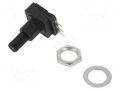 Potentiometer: shaft; 10kΩ; 200mW; THT; 6.25mm; plastic; mono; PC-16 PIHER PC16SH-10K-P11