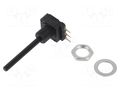 Potentiometer: shaft; 5kΩ; 200mW; THT; 4mm; plastic; mono; carbon PIHER PC16SH-5K-P04