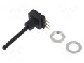 Potentiometer: shaft; 5kΩ; 200mW; THT; 4mm; plastic; mono; carbon PIHER PC16SH-5K-P04