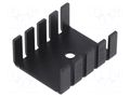 Heatsink: extruded; U; TO202,TO218,TO220; black; L: 30mm; W: 25.4mm Wakefield Thermal 290-1AB