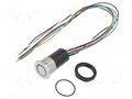 Switch: capacitive; Pos: 2; SPST; 0.1A/42VAC; 0.1A/60VDC; IP67; RGB SCHURTER 3-101-400
